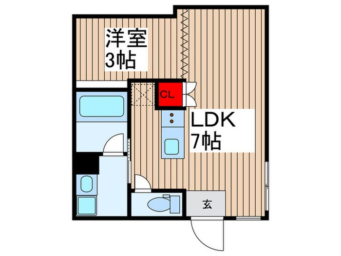 Elysion門前仲町の物件間取画像