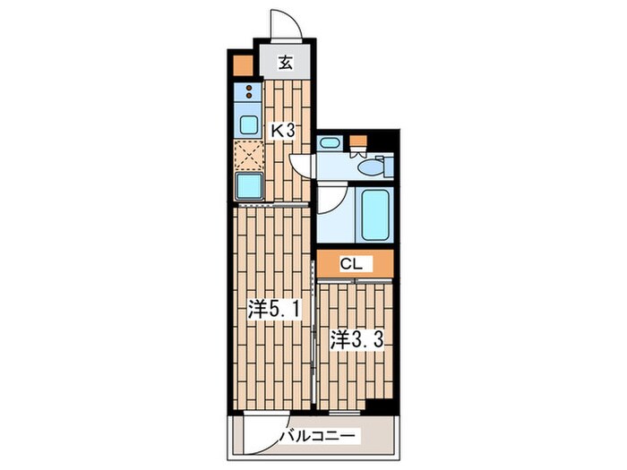 ミュプレ池上の物件間取画像