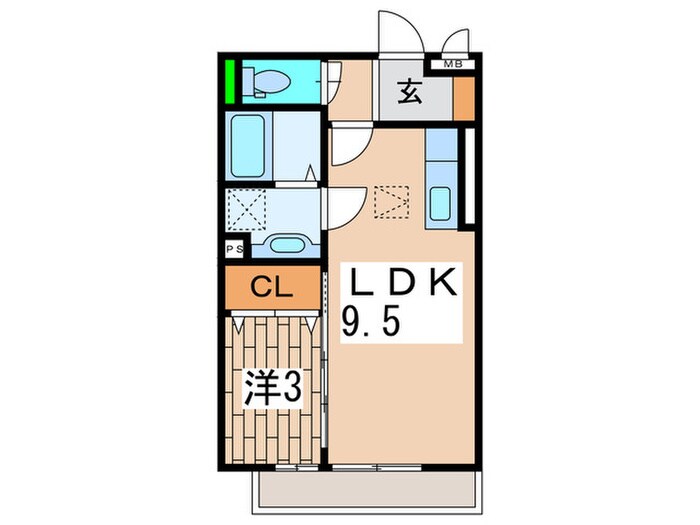 セントラルの物件間取画像