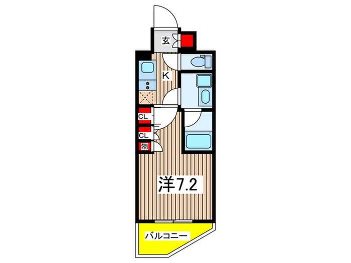 仮）ルーブル南砂町（802）の物件間取画像