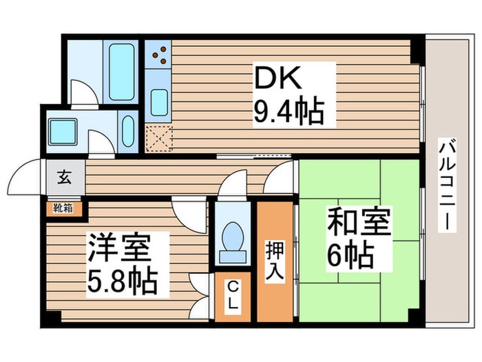 フジマンション第２の物件間取画像