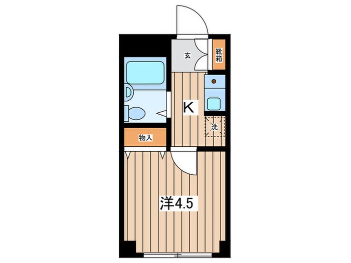 ロベリア六番館の物件間取画像