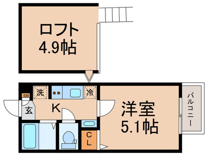 グランクオール西池袋の物件間取画像