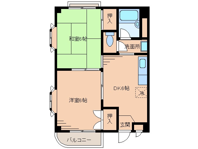 ア－ヴァインハイムの物件間取画像