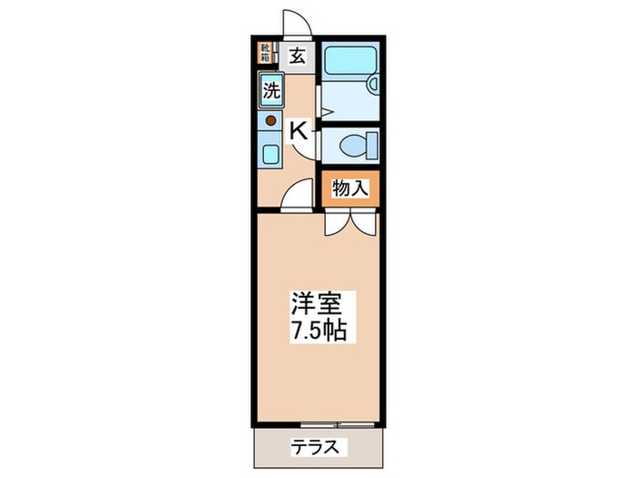 フェアリーティルⅠの物件間取画像