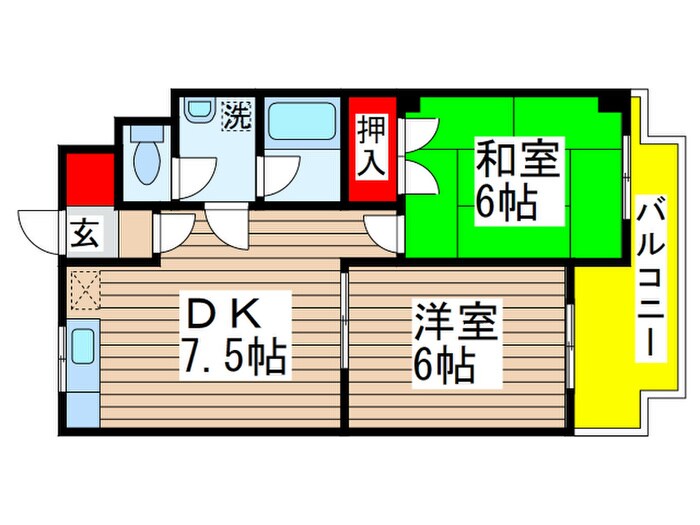 フェアリ－ヒルズ松波の物件間取画像