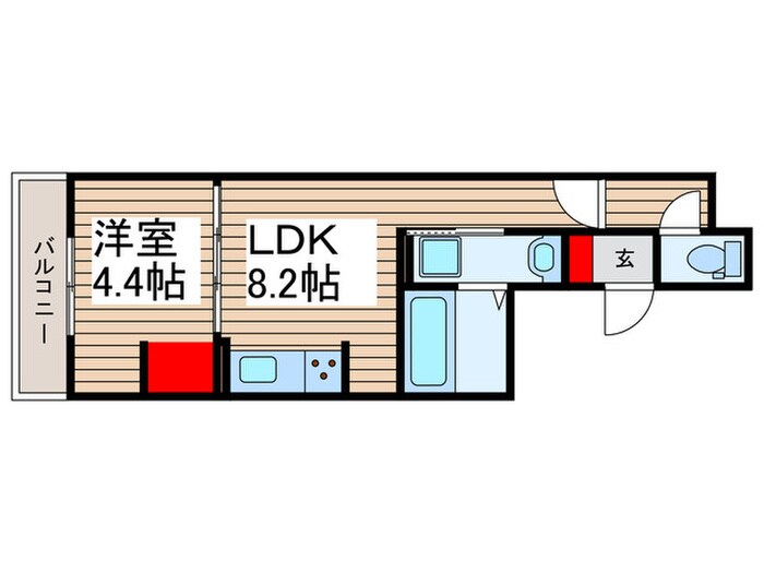 グラナーデ竹ノ塚の物件間取画像