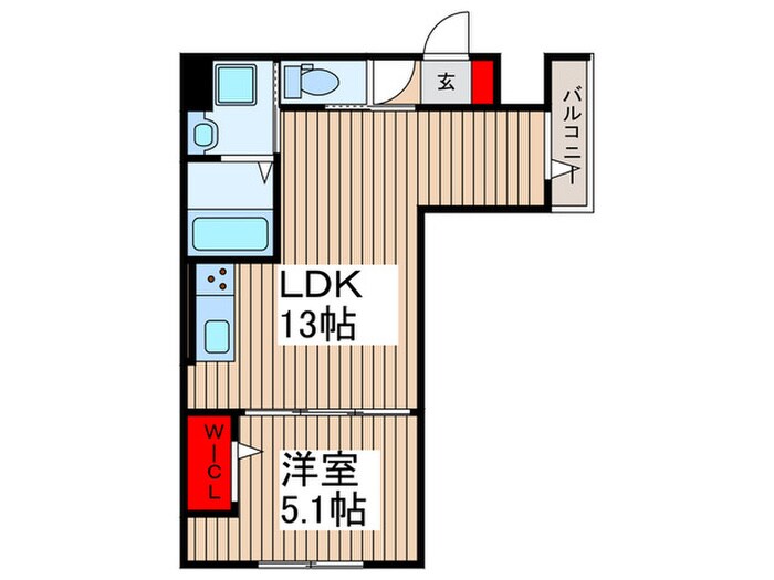 グラナーデ竹ノ塚の物件間取画像