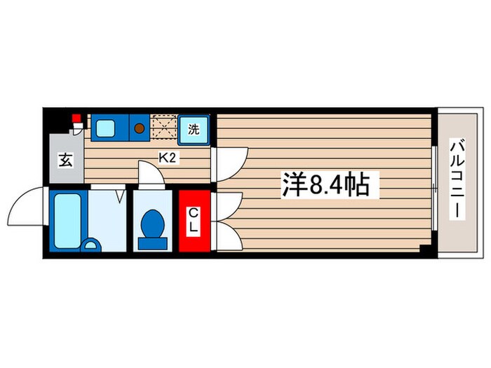 クレオ舞浜Ｂ棟の物件間取画像