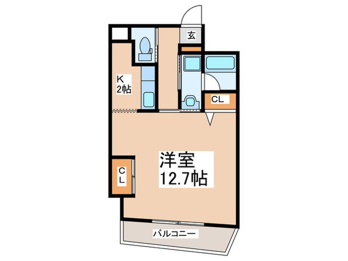 ウインビュ中山の物件間取画像