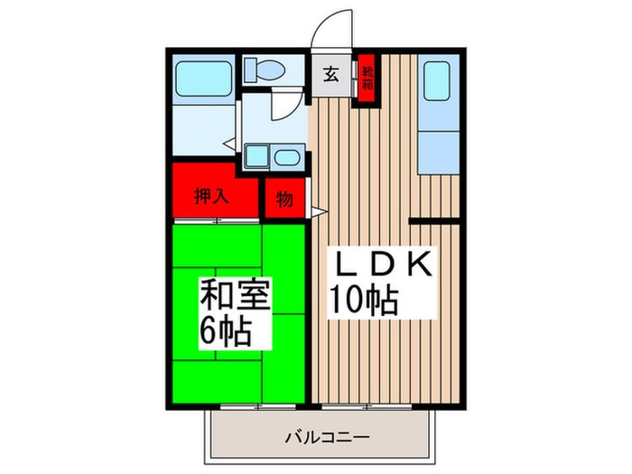 ベルツリー東川口の物件間取画像