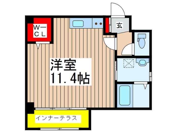 アリーⅠの物件間取画像