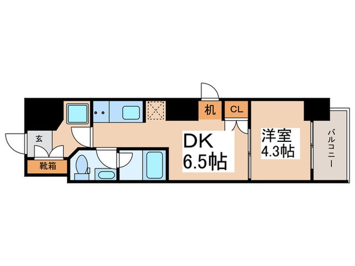 グランカーサ蔵前の物件間取画像