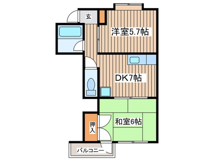 アドバンスフジの物件間取画像