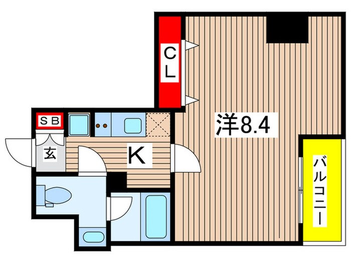 プライマル西大島駅前の物件間取画像