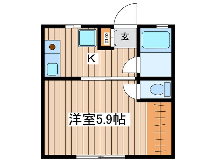 シャングリラ　壱番館の物件間取画像