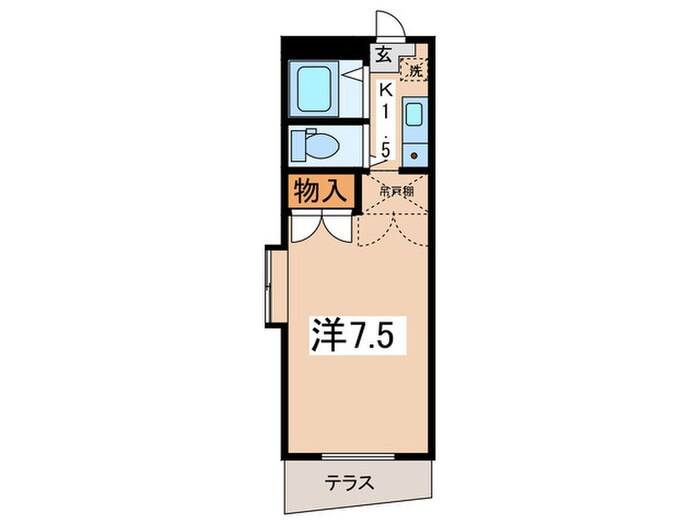 リーヴェルステージ白楽壱番館の物件間取画像