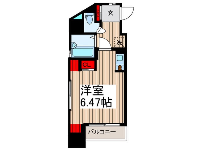 レジディア三越前の物件間取画像