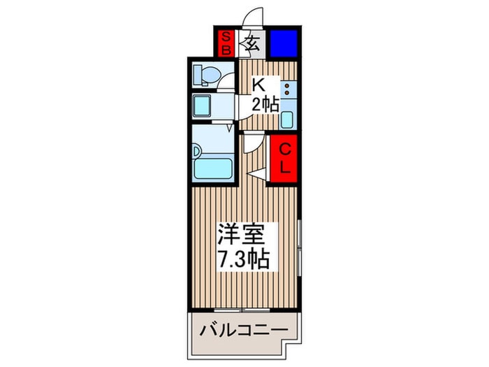 ドミ－ル所沢Ⅱの物件間取画像