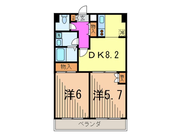 ＦＲＯＮＴＲＹの物件間取画像