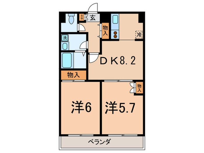 ＦＲＯＮＴＲＹの物件間取画像