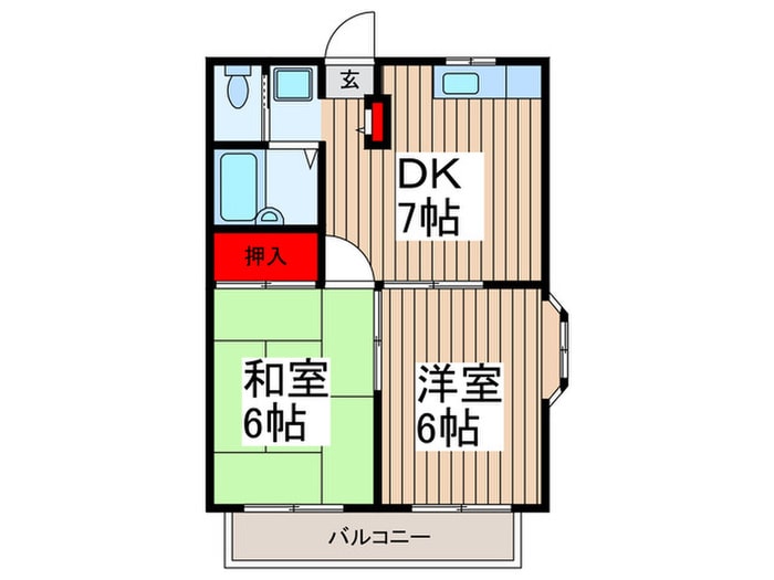 エステ－トピアみしまやⅠの物件間取画像