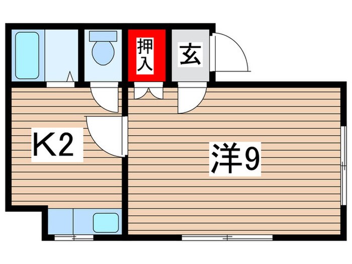 フローラ椿森の物件間取画像