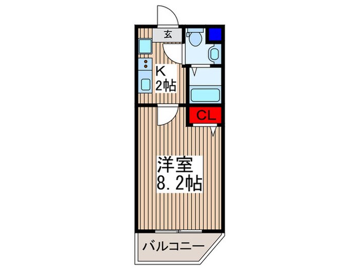 ヒルズ東町の物件間取画像