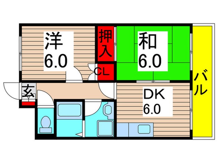 プリマヴェ－ラの物件間取画像