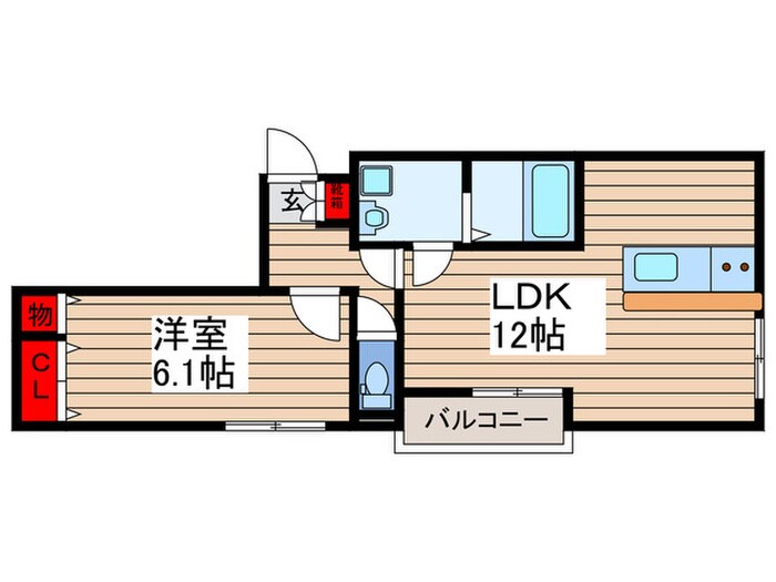 サンスクミの物件間取画像