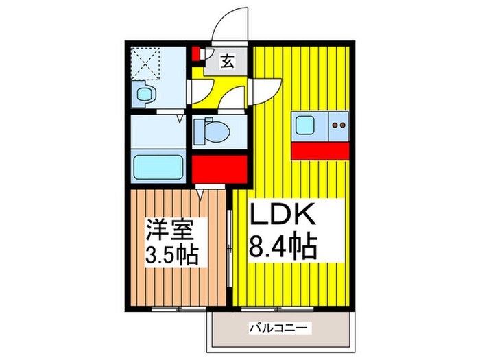 サン・エスポワールの物件間取画像