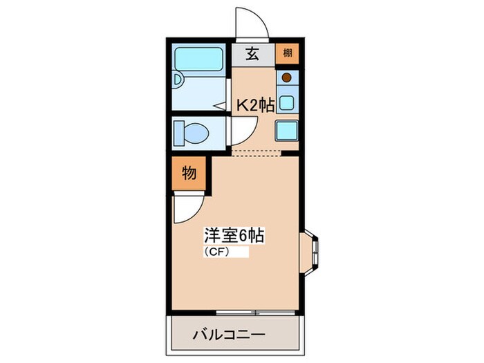 ノバビュ－元町の物件間取画像