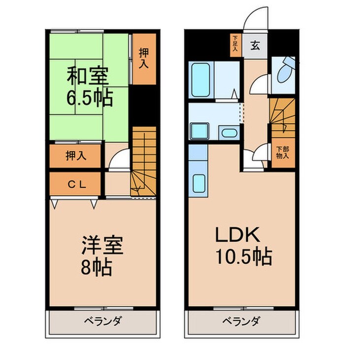 プラーティット本中山の物件間取画像