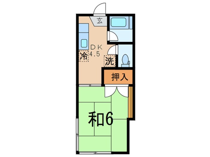 丹野ハイツの物件間取画像