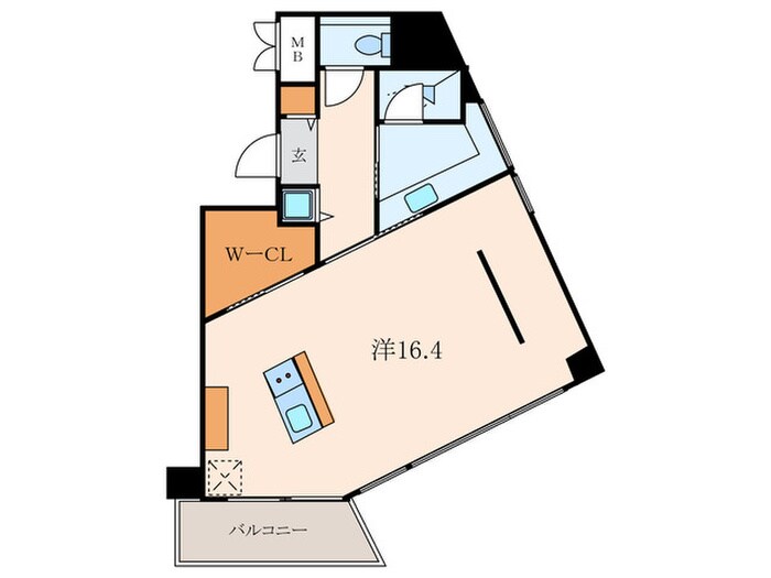 Ｓｐａｃｉａ麻布十番Ⅰの物件間取画像