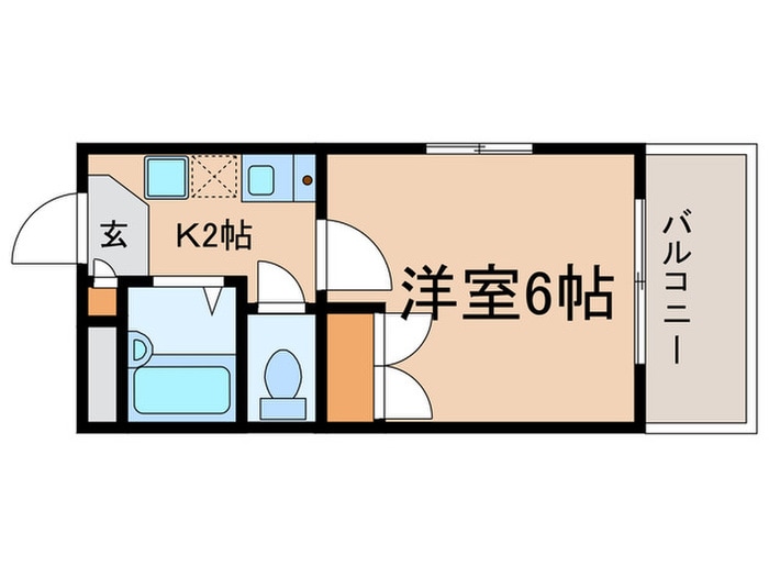 グリーンヒルⅦの物件間取画像