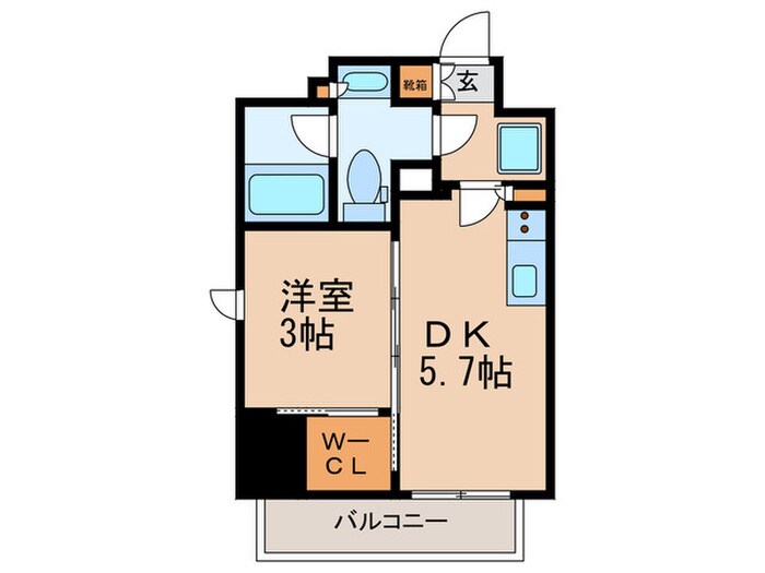 ルフォンプログレ赤塚の物件間取画像