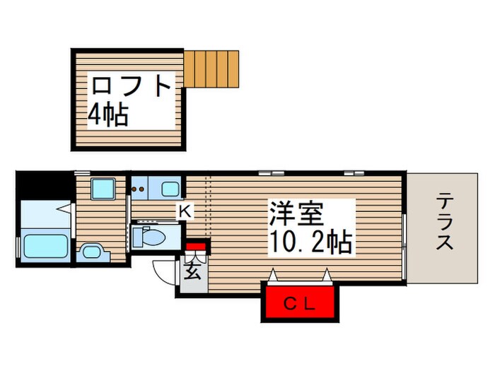 ＡＬＥＲＯ　ＫＡＷＡＭＡの物件間取画像