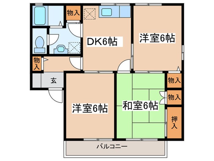 シャルマンコ－トＢの物件間取画像