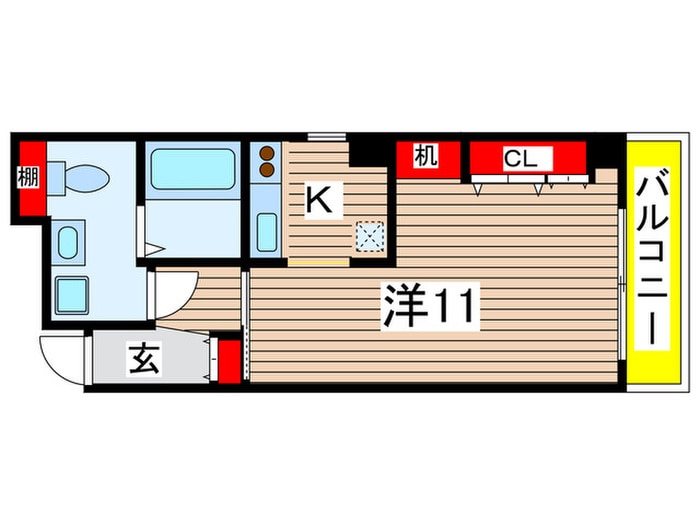 ライヴス森下スタジオの物件間取画像