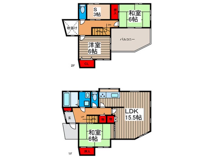 瀬崎貸家の物件間取画像