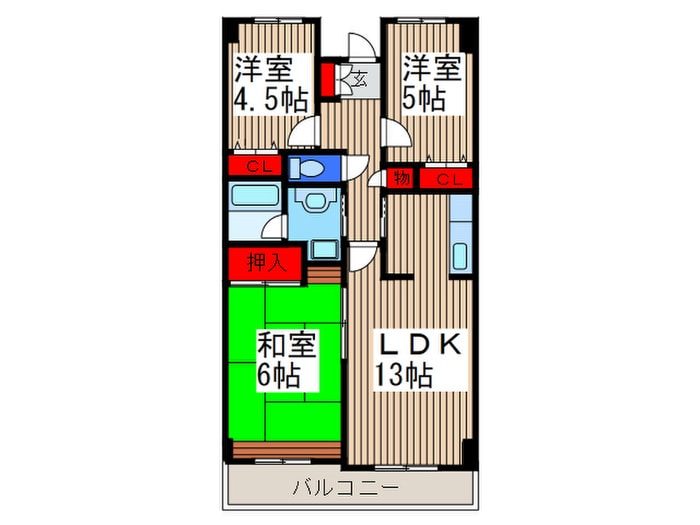 マサキビルの物件間取画像