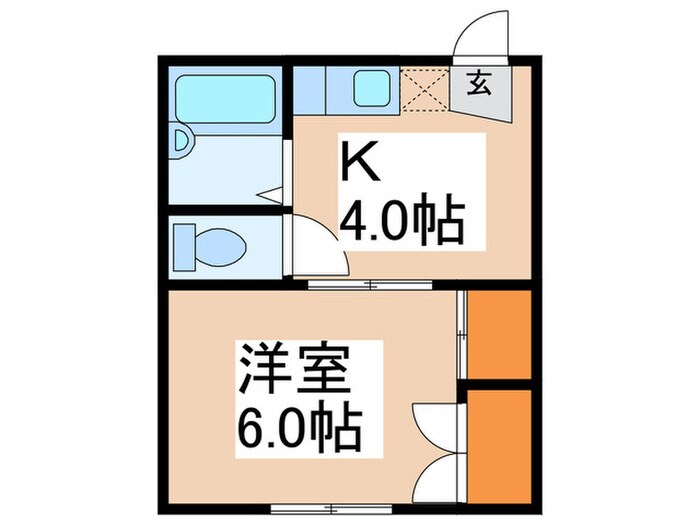 クローバーハイツの物件間取画像