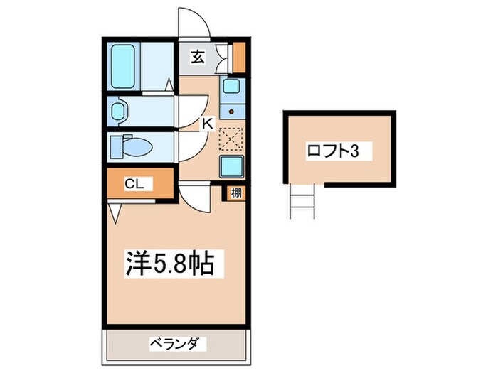 ヒルズ鶴川の物件間取画像