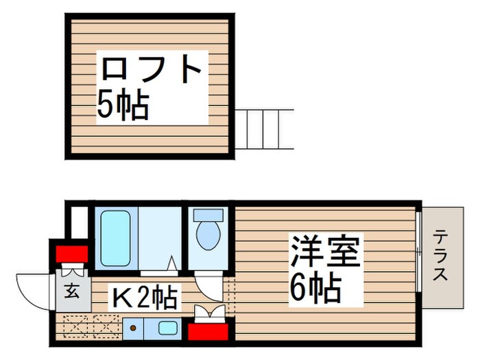 パレスヒル津田沼の物件間取画像