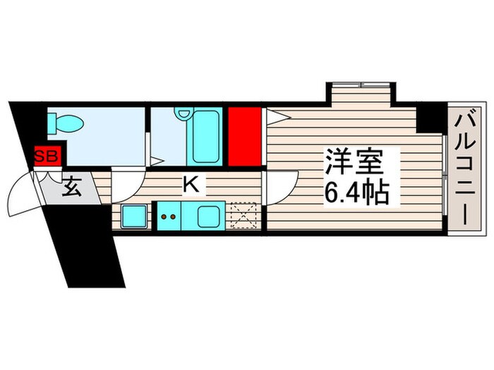 グランフォース西新井（503）の物件間取画像