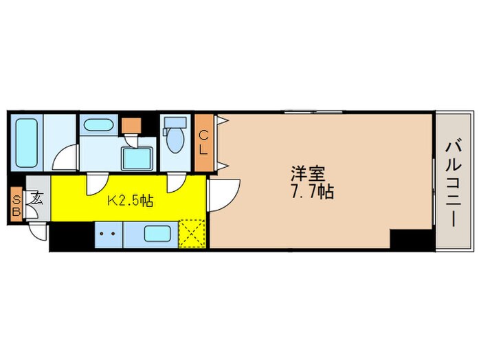 ヴィークブライト日本橋人形町の物件間取画像