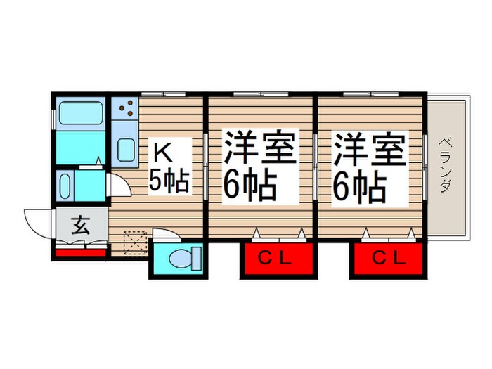 グリ－ンハウスの物件間取画像