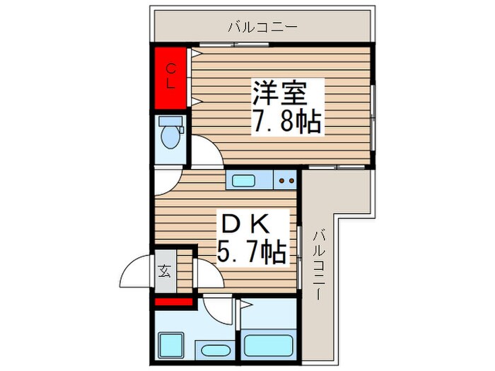 Leavell Port立石フェリーチェの物件間取画像