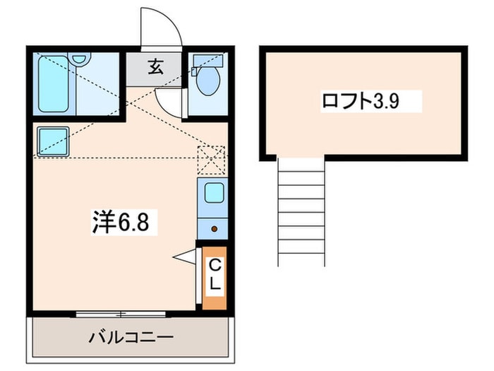 Ｇｏｌｄｅｎ　ｃｒｏｓｓ　橋本の物件間取画像